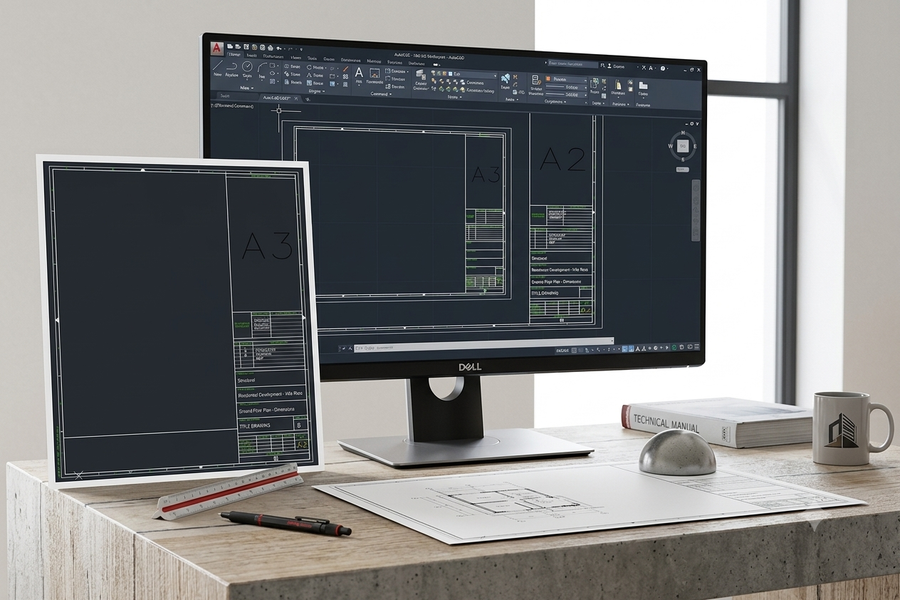 Professional CAD Floor Plan Layout